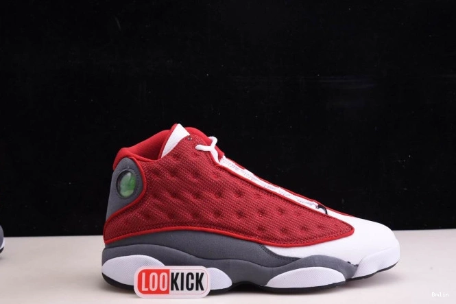 Bmlin Shoes Flint Red Jordan 414571-600 Gym Air Retro 13 Grey 0804